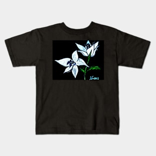 TWO FLOWERS Kids T-Shirt